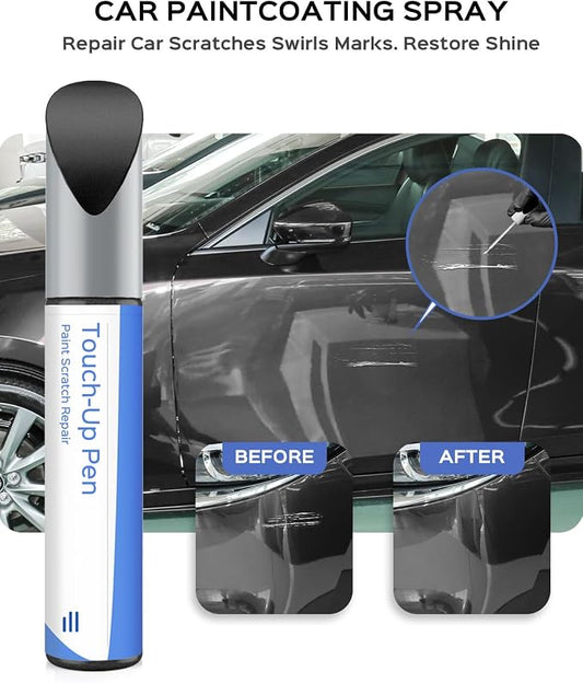 46G Machine Gray Metallic Touch Up Paint Compatible with Mazda Exact Match Chips and Nicks Touch Up
