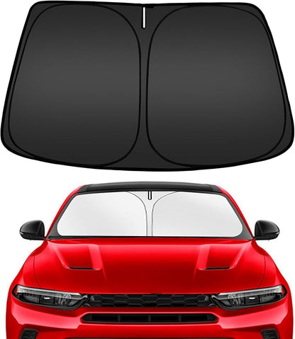 ARISMOTOR Windshield Sun Shade for Dodge Hornet 2023-2025 2026, Custom Fit Foldable Front Window Sunshade Sun Visor Protector, Block UV Rays Keep Your Car Cooler
