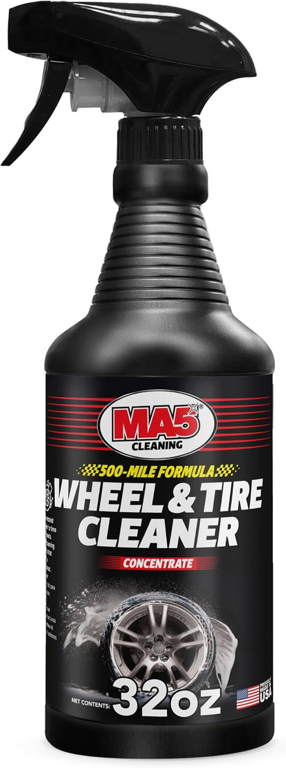 MA5X Wheel and Tire Cleaner | Concentrated, Brake Dust Remover | Wheel Cleaner Spray | 32oz Bottle | Pack of 1