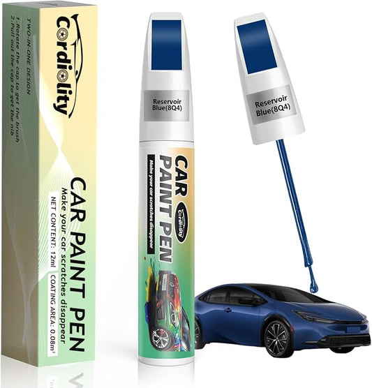 Reservoir Blue(8Q4) Touch Up Paint Pen for Toyota,Car Paint Scratch Repair Pen Quick and Easy Fix Auto Paint Scratch
