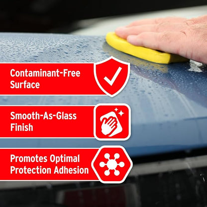 Mothers California Gold 3 Clay Bars, 3 100-gram — Removes Overspray, Brake Dust, Bugs & More, Restores Smooth, Brilliant Finish to Paint, Chrome, Glass & Plastic, Safe & Easy to Use (07242)