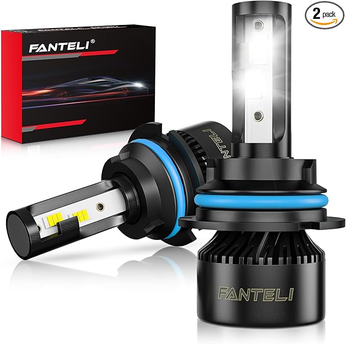 𝟫𝟢𝟢𝟦 Bulbs 6500K Cool White 40000LM 900% Brightness, 1:1 Size Plug and Play IP68 Waterproof Off-Road Lights, Pack of 2