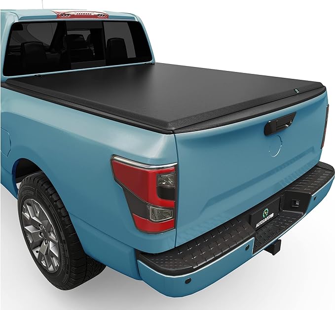 AUTOSAVER88 Tri-Fold Soft Truck Bed Tonneau Cover Fits for 2005-2026 Nissan Frontier(NO México) 5 ft Bed
