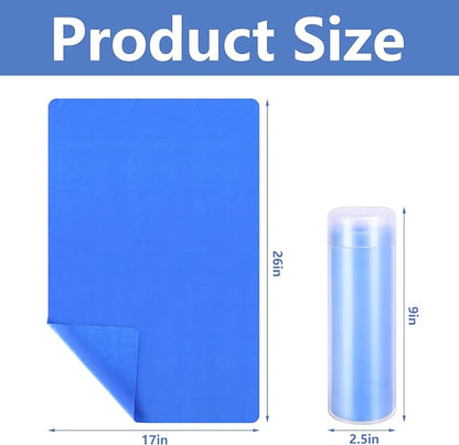 2 Pcs PVA Boat Car Drying Towels,Synthetic Chamois Towel Boat Supplies for Boat and Car,Absorbent Car Drying Towels to Clean Surface Prevent Scratches