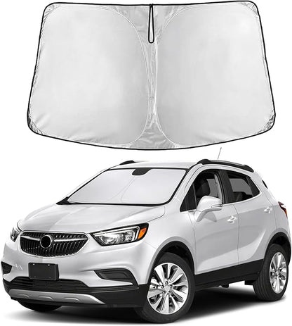 EcoNour Windshield Sunshade Compatible for Buick Encore 2013-2017 2018 2019, Sun Visor for Front Windshield & Window Sun Shade Cover, UV Heat Blocker & Protector, Car Accessories