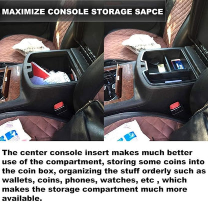 EDBETOS Center Console Organizer Tray Compatible with GMC Sierra 1500 Chevy Silverado Suburban 2500 Avalanche 07-13 Accessory 07-14 Sierra 2500 3500 Yukon Silverado 2500 3500 Suburban 1500 Tahoe