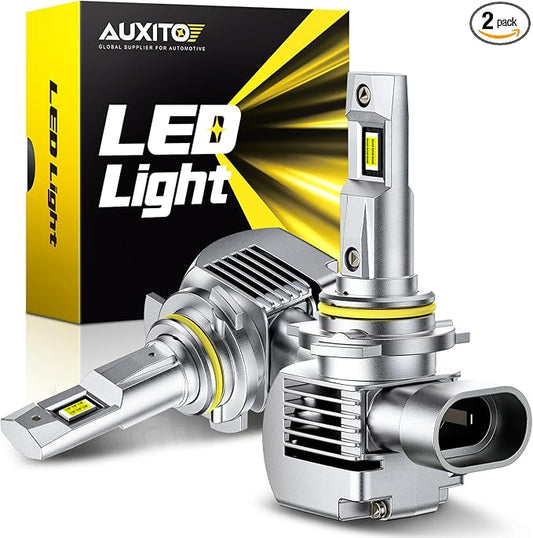 9012/HIR2 LED Bulbs, 50000LM 900% Super Bright, Wireless CANBus Ready Plug & Play, 60000+ Hours Life Service, 6000K Cool White, Pack of 2
