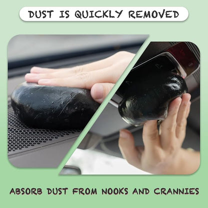 Cleaning Gel for Car Cleaner Cleaning Kit Automotive Air Vent Dust Cleaning Slime for Auto Cleaning Putty Universal Dust Car Accessories Car Interior Cleaner Keyboard Cleaning Laptop Black | Automotive Air Vent Dust Cleaning, Universal Dust Cleaner, Ca...