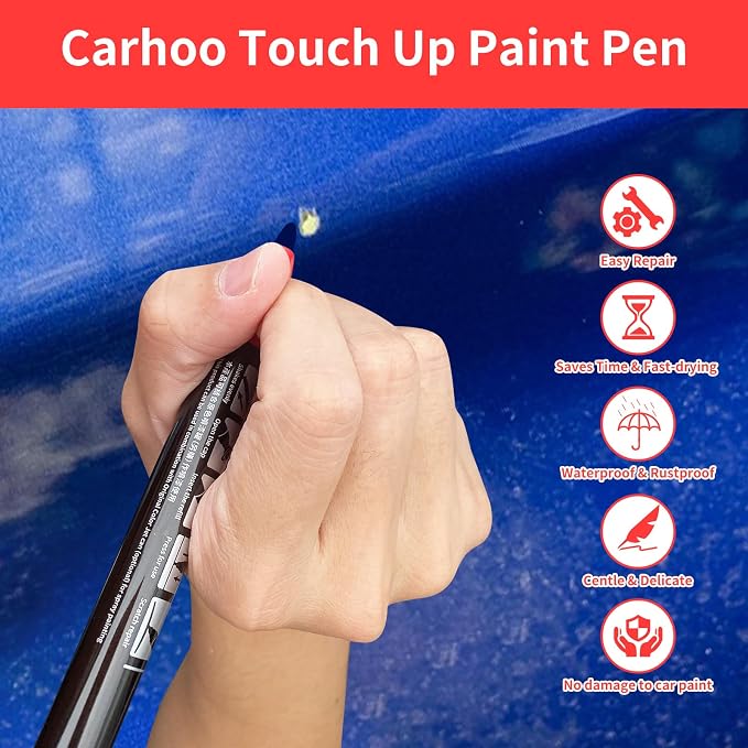 Carhoo B05 Monte Carlo Blue Touch Up Paint Compatible with BMW 3/5 Series/Alpina/M3/M5/X5/X6 (16ml)