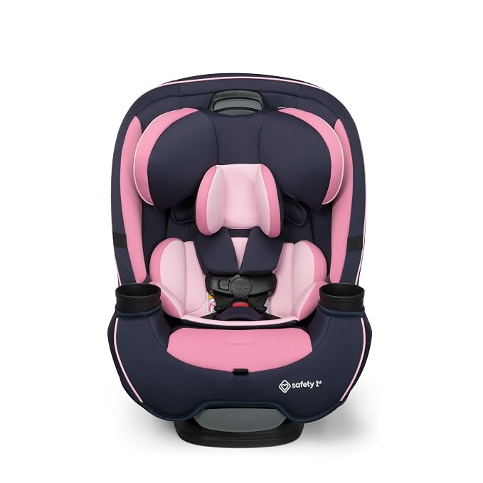 Safety 1st Grow and Go All-in-One Convertible Car Seat, Rear Facing, 5-40 lbs, Forward Facing (30–65 lbs), High Back Booster Seat 40-100 pounds, Vineyard Girl