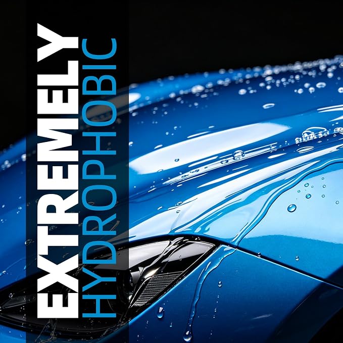 Car Coating Spray,Ceramic Coating for Cars,500ML Quick Effect Coating Agent,Car Scratch Wax Polish Spray Extreme Hydrophobic Water Beading,Deep Gloss Shine for Long-Lasting Polish Spray Wax