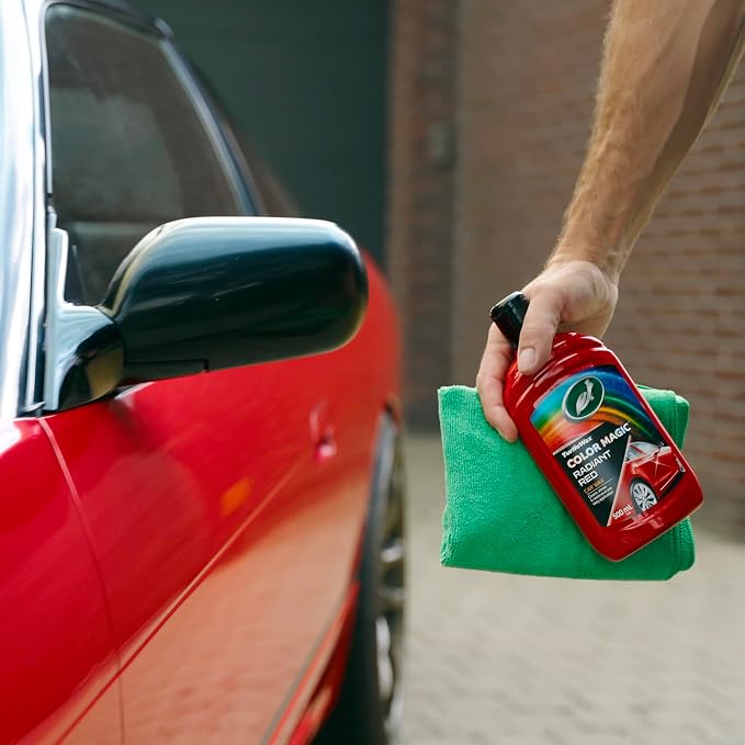 Turtle Wax 52711 Color Magic Car Paintwork Polish Restores Colour & Shine Red 500ml