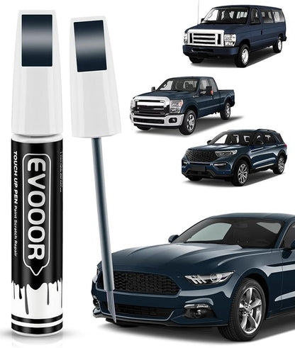 N1 Blue Jeans Metallic Touch Up Paint for Ford – Exact Match 2 in 1 Paint Pen for Chips and Nicks Repair