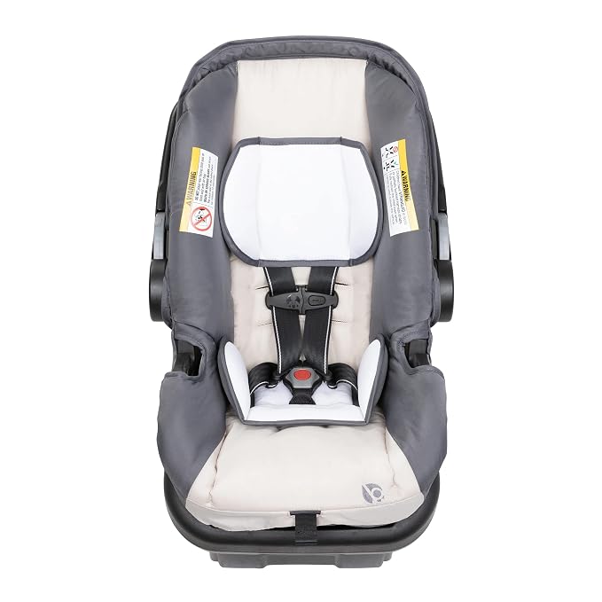 Baby Trend EZ Lift 35 Plus Ergonomic Lightweight Rear Facing Infant Car Seat with Multi-Position Base and Cozy Cover, Magnolia Gray