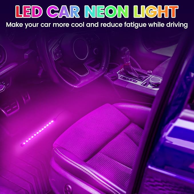 Pink LED Strip Lights 2in1 Light Ambient Light Strip Flexible Color for TV, Home, DIY Interior and Exterior Decoration