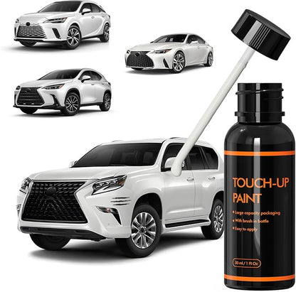 85 Eminent White Touch Up Paint for Lexus, DIY Car Paint Scratch Repair Kit, Automotive Paints, Quick & Easy Fix Scratch Repair for RX/NX/ES/GX/IS/LS/UX/RC/LX