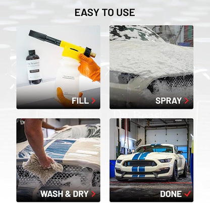 Dr. Beasley's Ceramic Body Wash 1 Gallon - Elite Car Care for Ceramic Coated Vehicles, Breaks Down Contaminants, Ultra Concentrated, Enhances Gloss & Reflectivity