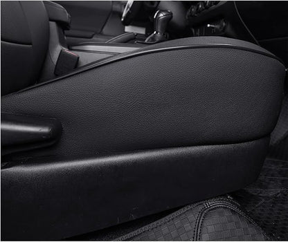 EKR Custom Fit Tacoma Car Seat Covers for Toyota Tacoma 2016 2017 2018 2019 2020 2021 2022 2023 Access Cab -Full Set,Faux Leather(Black)