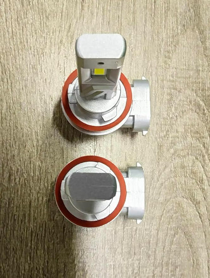 SEALIGHT H11/H9/H8 Light Bulb, 800% Brighter than Origin, 6500K Output Canbus Ready, 44,000LM Powersports IP68 80000Hrs Lifespan, 1：1 Size Installation, Pack of 2
