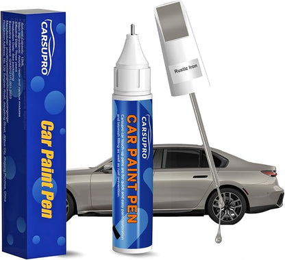 Grey Touch Up Paint for Cars, Auto Gray Car Paint Touch Up Pen, Two-In-One Car Scratch Repair Pen, Quick & Easy Solution to Repair Minor Automotive Scratches Touch Up Paint Pen(Rustic Iron)