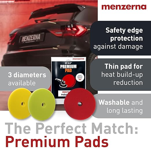 menzerna Polishing Set 8oz – HCC1000, MCC2500 & 3800 | 3-Step System for Scratch Removal, Swirl Elimination & Mirror-Like Finish
