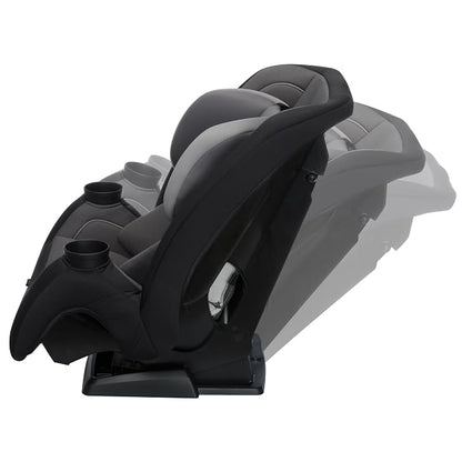 Safety 1st TriMate 3-in-1 Convertible Car Seat, Slim Fit, Infant to Big Kid Car Seat, Easy-Install Harness, Machine-Washable Cover, Dishwasher-Safe Cup Holders, 5-100 lbs, Sharkskin