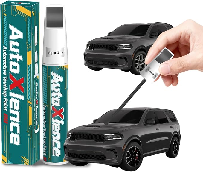 Vapor Gray(PAS/WAS) Touch Up Paint Compatible with Dodge Car Paint Pen Scratch Repair Automotive Scratch Remover Fix Exact Color Match