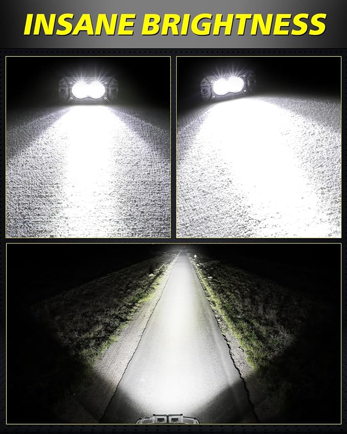 Flush Mount LED Pods Spot 40W CREE LED Flush Mount Bumper Lights | Offroad Driving Lights Backup Reverse Fog Light Pods for Trucks Pickup UTV ATV SUV