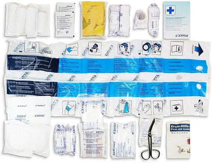 Quattroerre 16057 Hard First Aid Kit for Car Approved DIN 13164