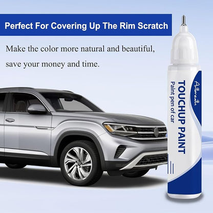 Pyrite Silver(LB7S/D5/K2) Touch Up Paint for Volkswagen-Exact Match–Chips and Nicks Car Paint Scratch Repair Kit Automotive Paint Pen for Atlas/Beetle/CC/EOS/Golf/GTI/Jetta/Passat/Tiguan