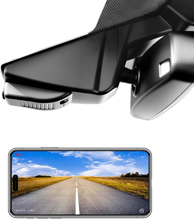 Mangoal 4K Dash Cam Custom for Ford Explorer U502 Explorer 2013-2019 & Taurus 2013-2019, Base XLT ST_Line Limited Timberline Platinum King Ran(Model C), UHD 2160P Video, WiFi & App, 64GB Card