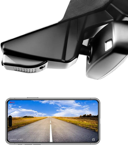 Mangoal 4K Dash Cam Custom for Ford Explorer U502 Explorer 2013-2019 & Taurus 2013-2019, Base XLT ST_Line Limited Timberline Platinum King Ran(Model C), UHD 2160P Video, WiFi & App, 64GB Card