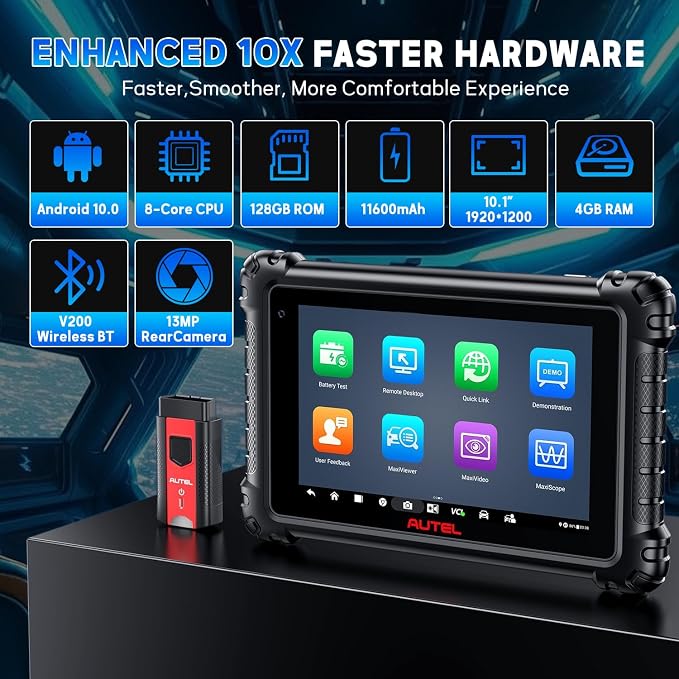 Autel MaxiSys MS906MAX OBD2 Scanner, Way Better Than MS906 Pro, 2026 MS906 MAX Up of MS906S MS906BT MS908, ECU Coding, 3000+ Active Test, 40+ Service, All System Diagnostic, CAN FD/DoIP, AutoScan 2.0