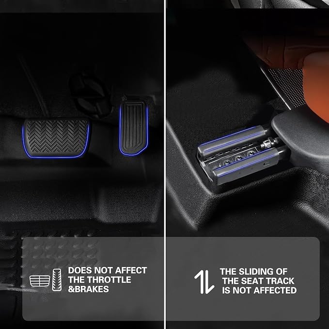 All Weather Floor Mats for BMW X3 2011-2017, Floor Mats Fits 1st & 2nd & Row, 3D Anti-Slip Waterproof TPE Rubber Protector Car Mats Full Set Liners