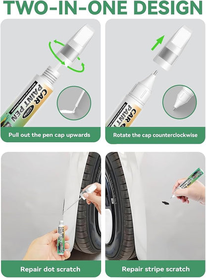 Car Touch Up Paint Billet Silver Metallic(PSC/JSC) for Jeep, Color Accurate Car Scratch Repair Remover Pen Fix Auto Paint Chips and Nicks