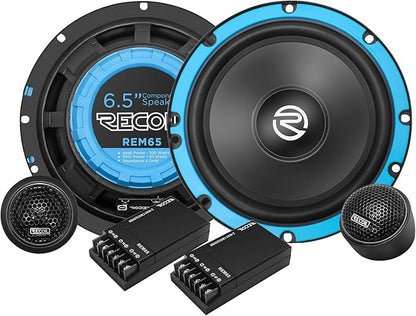 RECOIL REM65 Echo Series 6.5-Inch Car Audio Component Speaker System