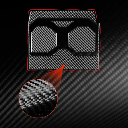 NVCNX Real Premium Carbon Fiber for Toyota Tundra 2022-2026 2023 2024 2025 SR5/Limited/TRD PRO/SR Center Console Cup Holder Panel Insert Mat Cover Interior Trim Accessories Overlay Sticker Decal 4PCs