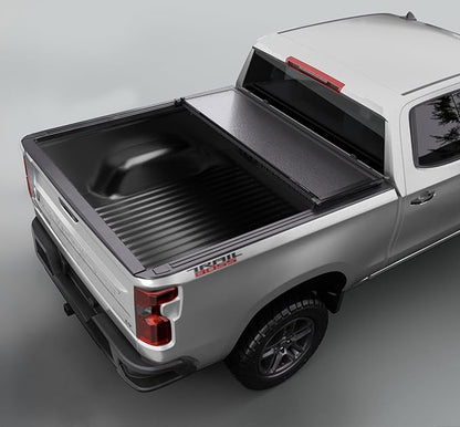 Toptiny Low Profile Hard Folding Truck Bed Tonneau Cover Fits 2019-2026 Chevy/GMC Silverado/Sierra 1500 5'8" Bed (69.6")