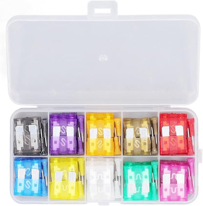 Sonew 10 Medium Car Assortment Set Kit, Quick Response, High Safety, Transparent Marking, Compact Size, For Car Power Supply Failure, Widely Used in Vehicles, Digital Camera, etc.