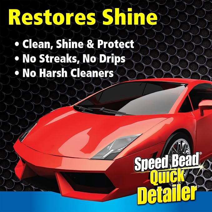 Stoner Car Care 92354-3PK Speed Bead Quick Detailer Spray – Fast Detail Spray for Dust, Smudges and Light Contaminants – Enhances Gloss and Slickness With Carnauba Wax – 22 fl oz (Pack of 3)