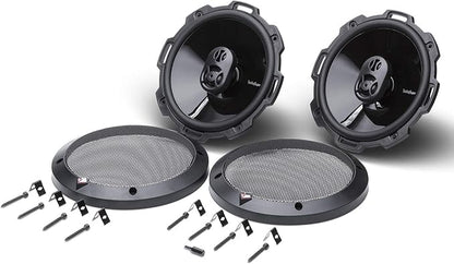 Rockford Fosgate P1675 Punch 6.75" 3-Way Coaxial Full-Range Speakers - Black (Pair)