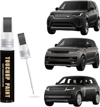 Charente Grey(2451/1DN/LRP) Car Paint Touch Up Pen Compatible with Landrover, 2-In-1 Color Accurate Touch Up Car Scratch Repair Paint Match Landrover Series Automotive Scratch Remover for Nicks & Chips Repair