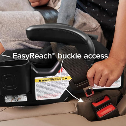 Diono Connect3 R Backless Booster Pack of 2, Slim Fit 3-Across in Many Mid-Sized Sedans and SUVs, for Children from 40-120 lbs., Lightweight with Cupholder, Black Storm