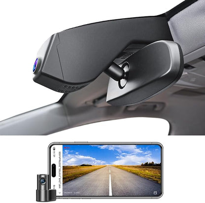 Mangoal Front 4K & Rear 1080p Dash Cam for GMC Acadia 2017-2023 (Model A), Model A & Model B Have Same Models Years but Vehicle Sensor Cover are Different, Free App & WiFi, 128GB Card