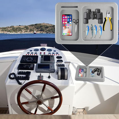 EVA Foam Boat Dash Pad, Anti-Slip Boat Dash Organizer Perfect for Fishing Center Consoles (6Color,2Size)