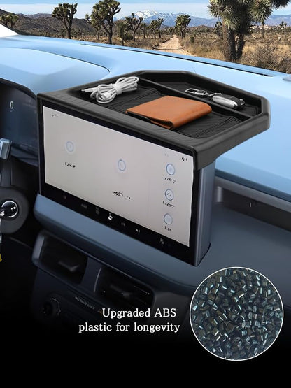 CDEFG for 2026 Ford Maverick Dashboard Storage Tray - Behind Screen Organizer Box 13.2-Inch Screen Dash Tray for 2025 2026 Ford Maverick Truck Accessories