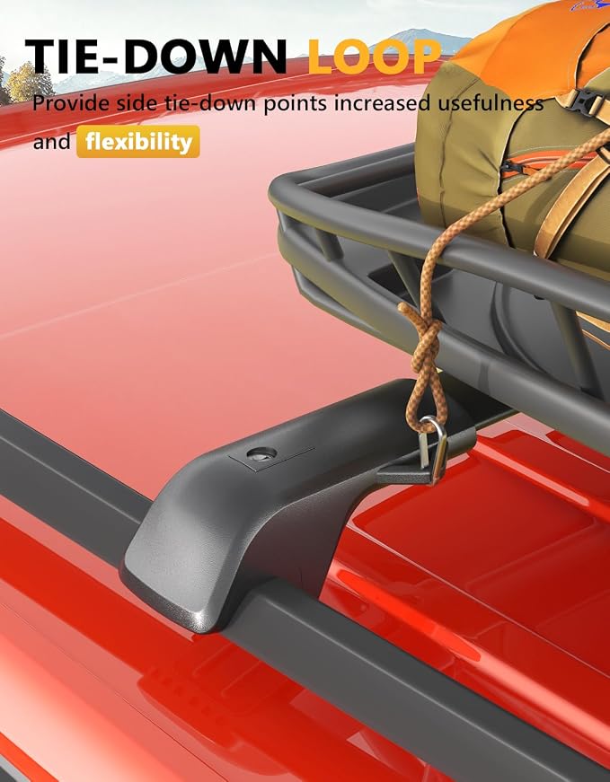 Tuyoung 300lbs Roof Rack Cross Bars Compatible with Subaru Crosstrek Wilderness 2024 2025 2026, Lockable Heavy Duty Aluminum Anti-Theft Metal Lock Roof Rails Crossbars Rooftop Cargo Bars Luggage