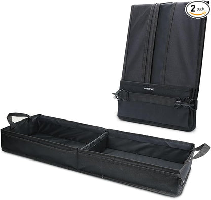 GEEDAR Under Seat Storage Truck Tool Box Organizer for Truck Underseat Storage Ford F150 F250 F350 Chevy Silverado Accessories (2 Compartment for the Bench Seat)