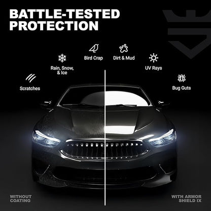 AvalonKing Armor Shield IX – DIY Ceramic Coating Kit for Cars – High Gloss, Hydrophobic & 2-Year Protection – Easy Home Application – Paint, Glass, Rims & Trim – 30ml
