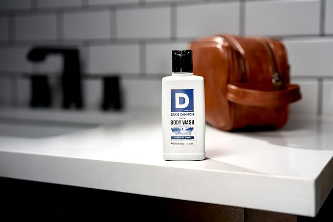 Duke Cannon THICK Body Wash for Men – High-Viscosity Shower Gel, Midnight Swim Scent – Travel & Trial Size, Long-Lasting Clean Feel – 3 oz (Pack of 2)